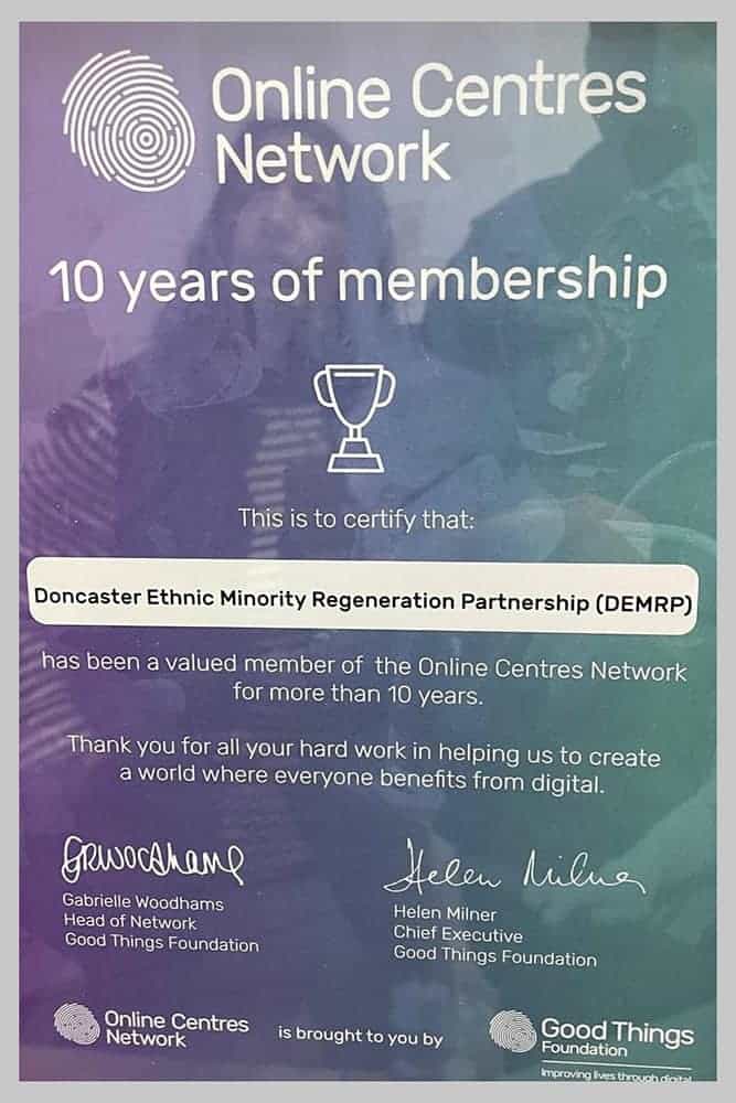 10 years of partnership DEMRP