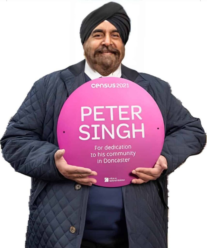 Census 2021 Mr Peter Singh award